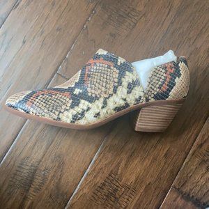 Madewell Gloria Shoe Boot, Snake Embossed Leather